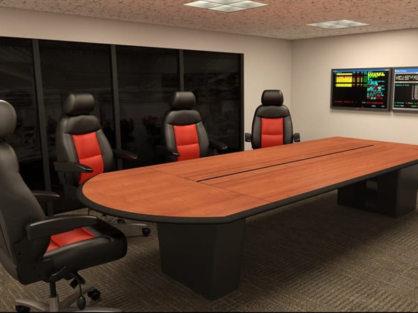 Russ-Bassett-Technical-Tables-CenterPoint-Energy-Telecom-Conference-Room