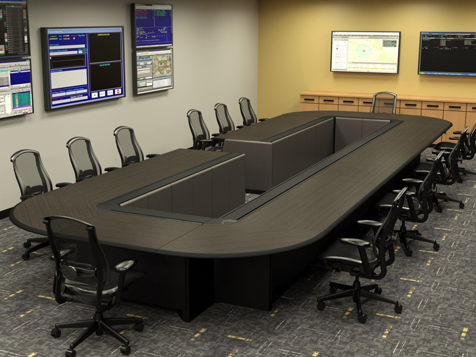 Russ-Bassett-Utilities-Console-Furniture-ComEd-EOC-Table
