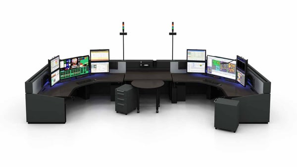 DC-25213-01 South Sound 911 - Opt 1 Rev B - Monitor Configuration - Elevation L