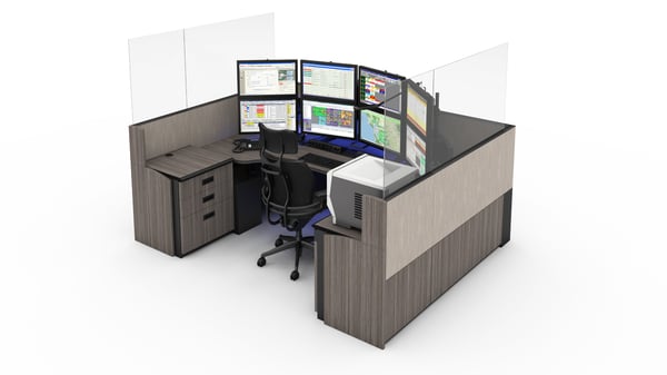 DC-21195-01 City of Las Vegas Control Room  - Opt 3 Rev C - Rendering2