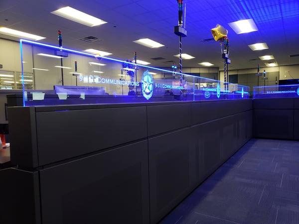 Russ Bassett - Uplit Etched Glass - Dallas Police 911 06