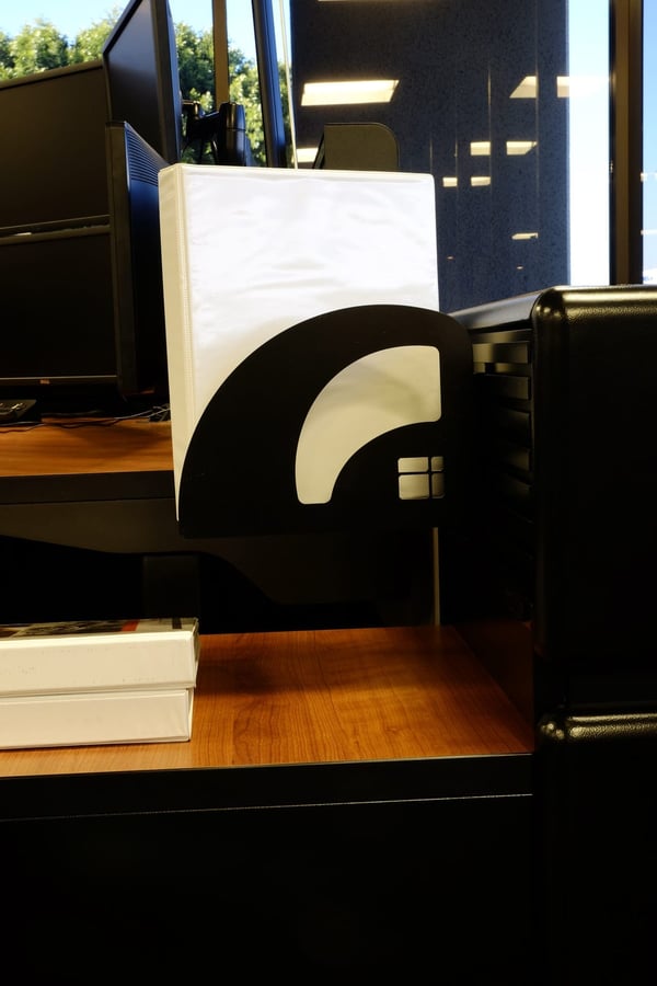 Slatwall Binder Holder