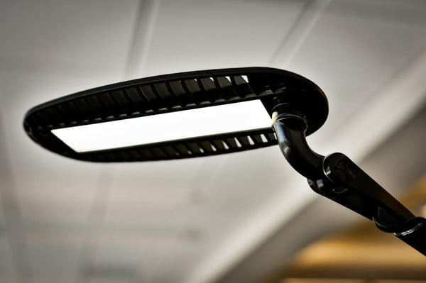 Slatwall Mounted Task Light