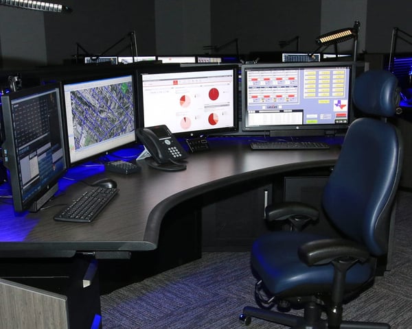 Bexar Metro 911 Flex Corner Console