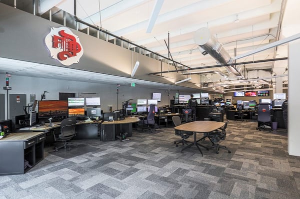 Dispatch Center with Central Meeting Space
