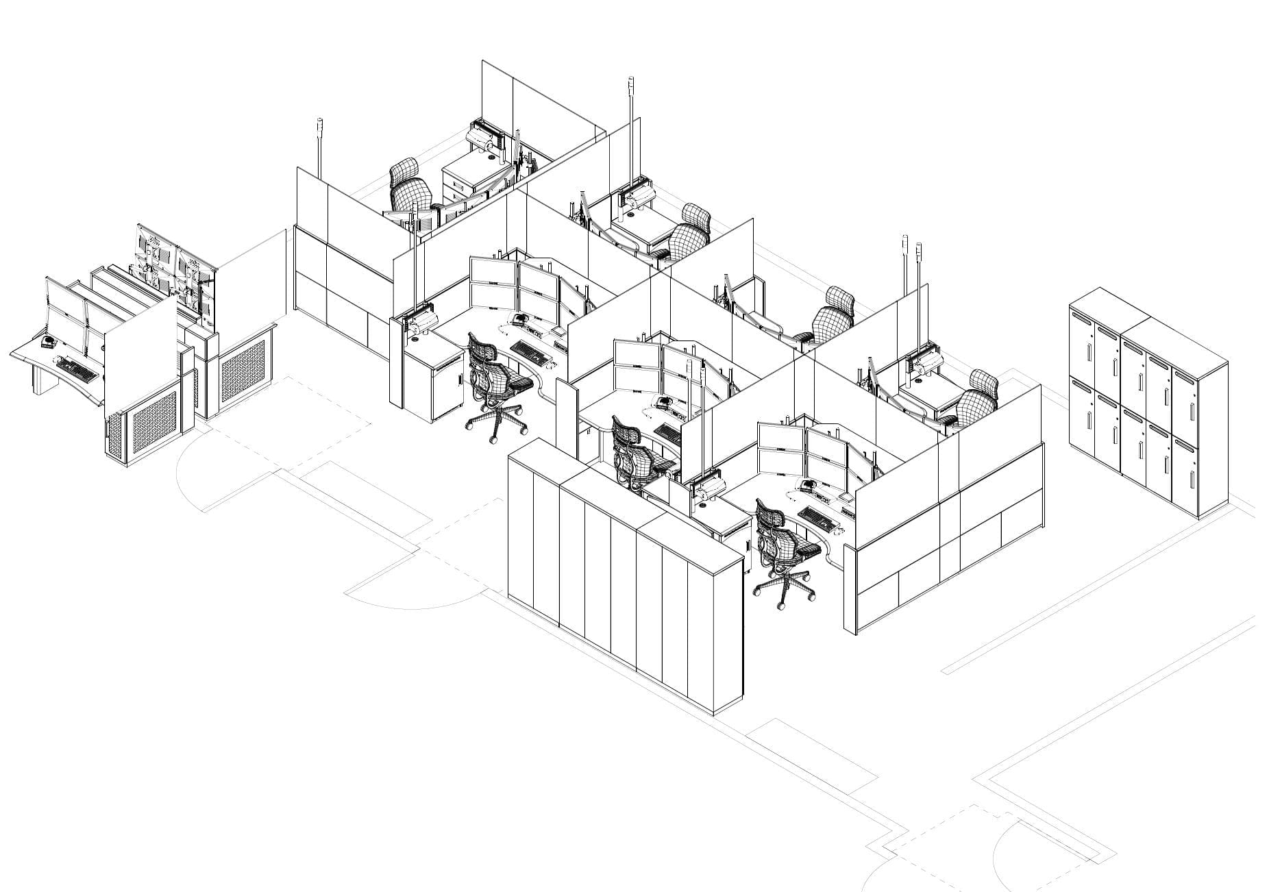 CCES -3D-floorplan-Russ-Bassett-dispatch-center-consoles